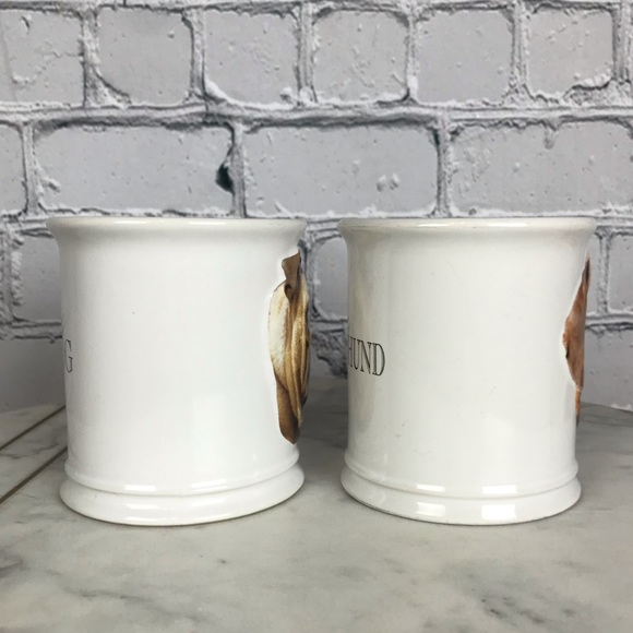 Xpres Best Friend Original Dachshund & Bulldog 1999 Vintage 2 Set Of Coffee Mugs - Picture 14 of 14